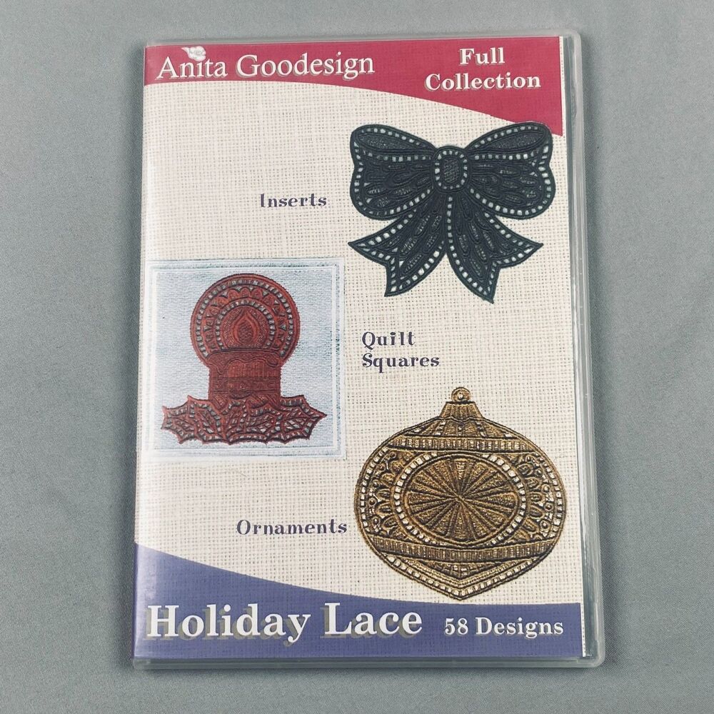 Anita Goodesign Holiday Lace Full Collection 58 Designs